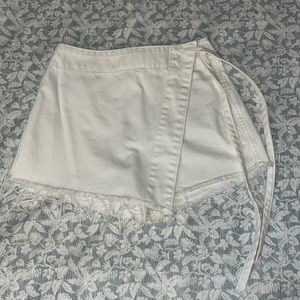 Free People Emmy Denim Skort